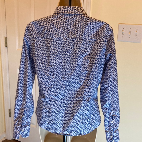 Brooks Brothers Blue and White floral Button-Down Shirt - Picture 3 of 4
